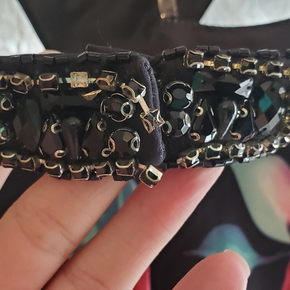 JASZ COUTURE Cutout Beaded Floral Mermaid Evening Prom Dress Size 2 - Picture 13 of 15